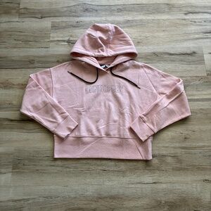 DKNY Sport Cropped Pink Hoodie